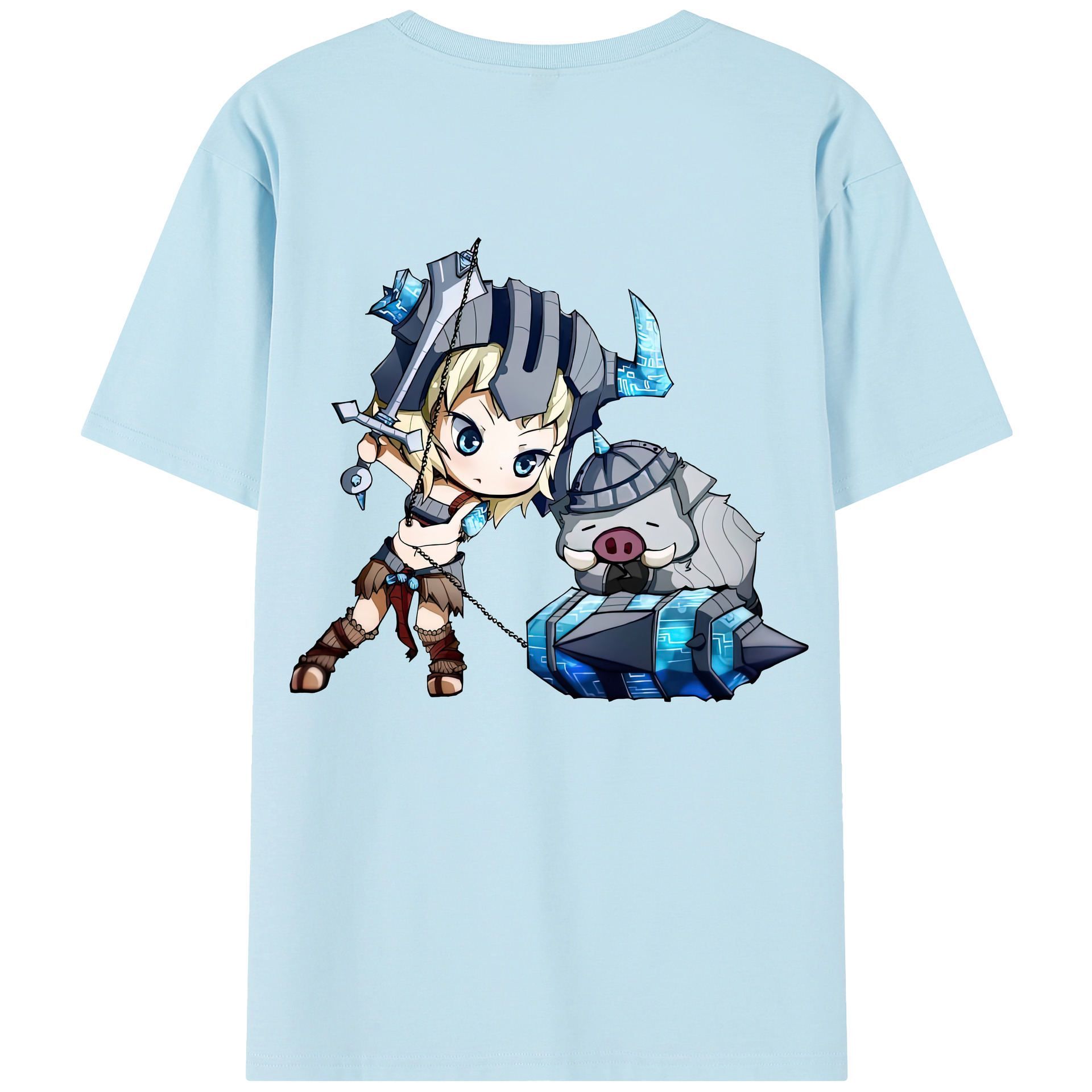 リーグ・オブ・レジェンド League of Legends LOL 綿100％半袖Tシャツ（背面プリント）